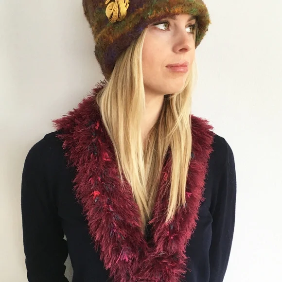 Handmade Luxury Statement Scarf (K10-12H) - Picture 5 of 7